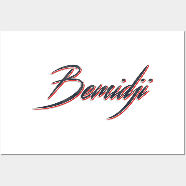 Bemidji City Wall Art by PowelCastStudio